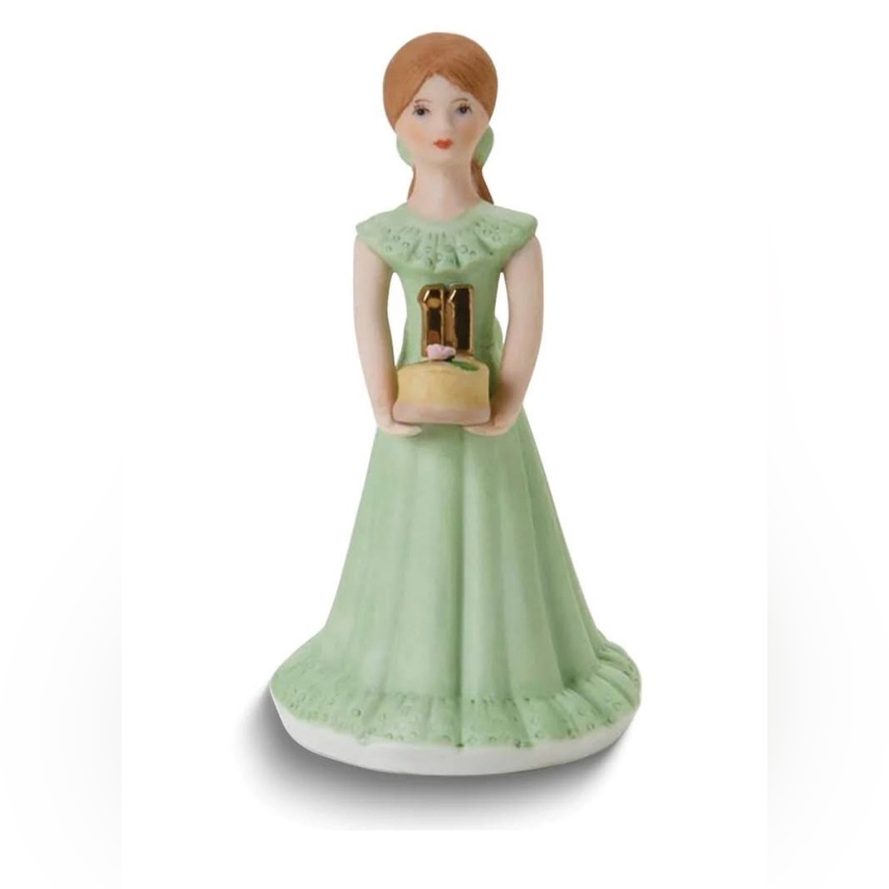 Growing Up Birthday Girls‎ Figurine Blonde Age 11 Collectible Enesco,